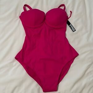 TA3 one piece swimsuit bright pink